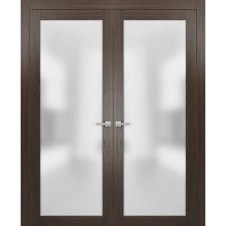 Sartodoors Pocket Interior Door, 18" x 80", White PLANUM2102DD-CA-64
